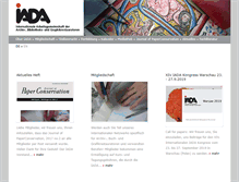 Tablet Screenshot of iada-home.org